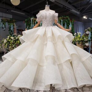 ベルライン キュートな花嫁 オフショルダードレス ウェディングドレス