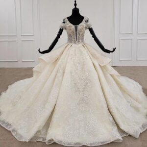 プリンセスライン プレ婚 プレ花嫁のドレス探しに美しいドレス ウェディングドレス