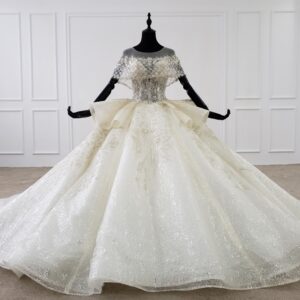 プリンセスライン　フォトウエディング　手作り結婚式を計画中の花嫁に　ウェディングドレス