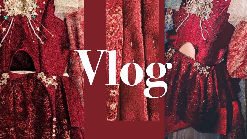 Vlog【衣装製作|ドレス|アイドル|ハンドメイド】