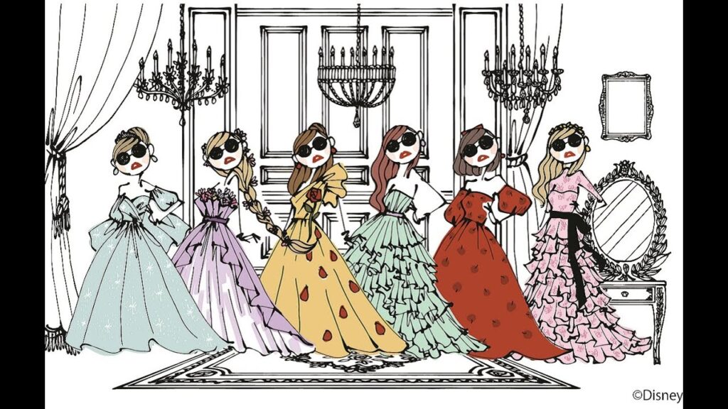 #disneyweddingdresscollection #ディズニーウエディングドレスコレクション #ディズニードレス　Disney wedding dress collectio６th