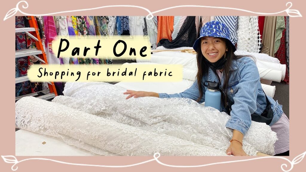 Bridal Fabric Shopping + Haul | Making My White Reception Dress Pt. 1