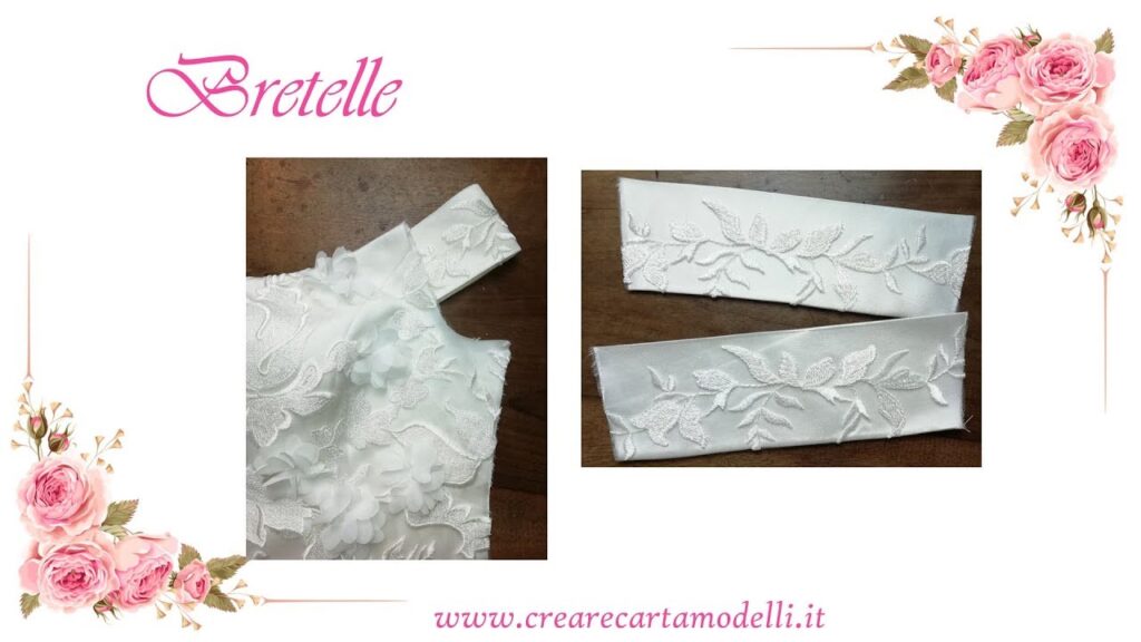 COME RIVESTIRE DI PIZZO BRETELLE PER BUSTINO