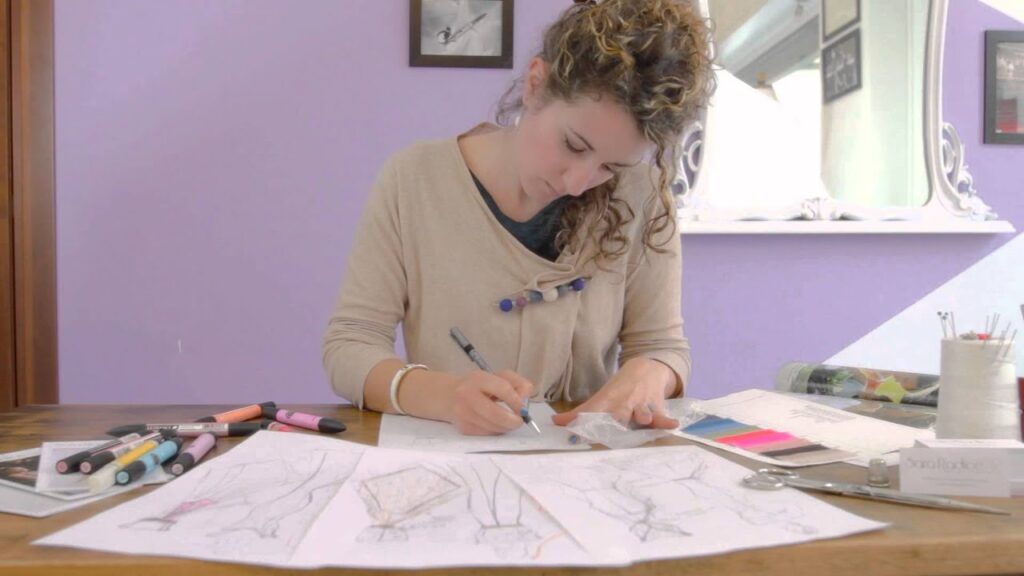 Come nasce un abito da sposa.