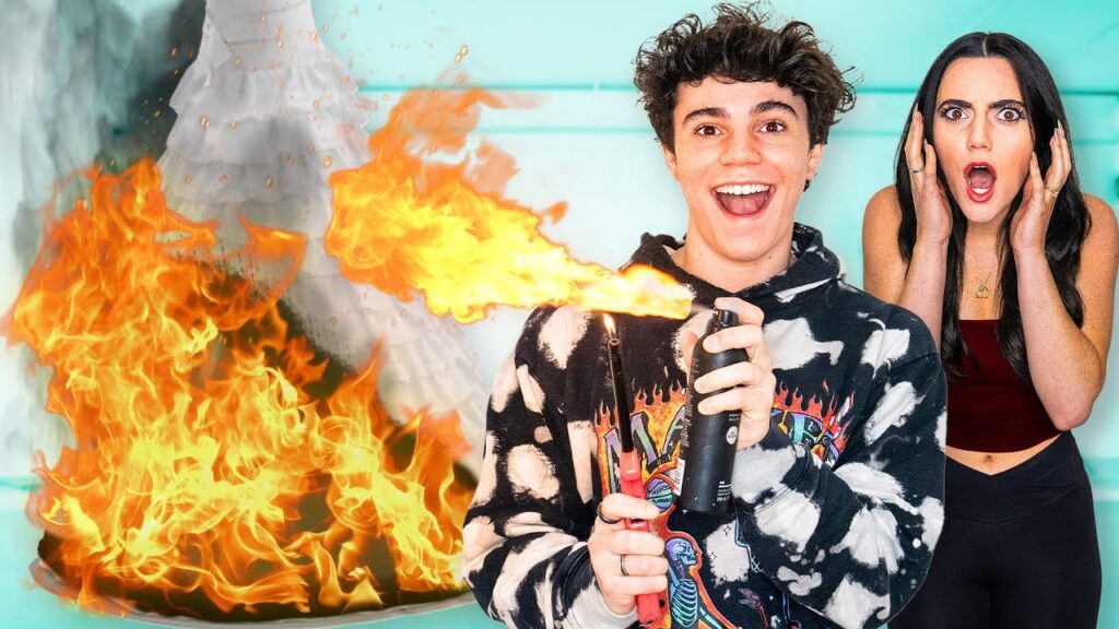 DESTROYING My SISTERS WEDDING DRESS **Bad Idea**