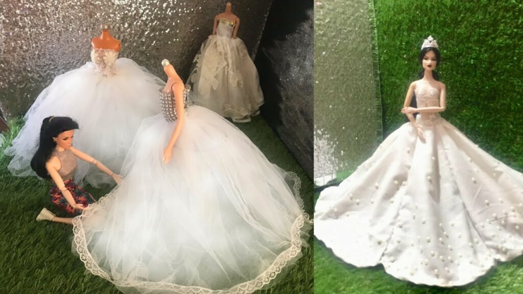 Making Miniature wedding Dress models
