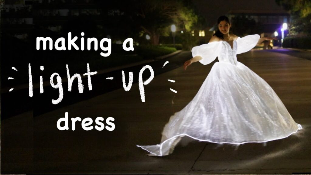 Making a Fiber Optics Dress (that lights up!)