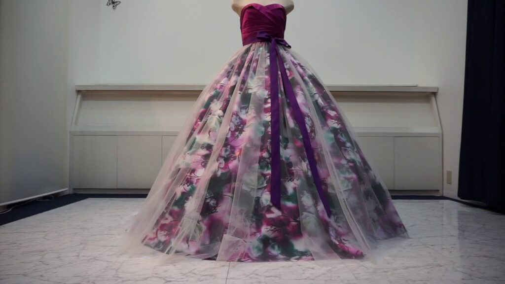 オリジナルのウエディングドレスを制作しています。