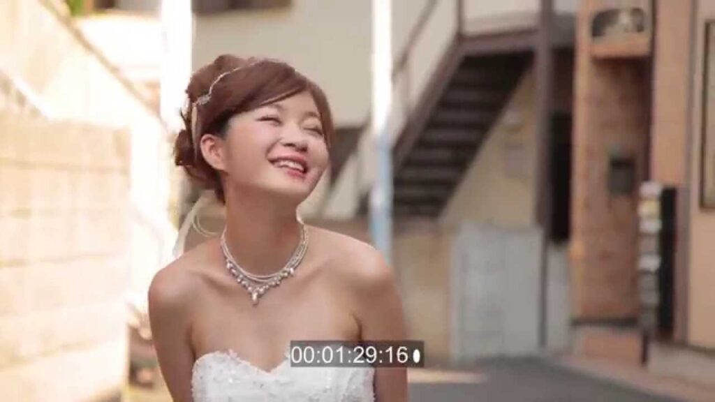 ウェディングドレス撮影 新井薬師にて