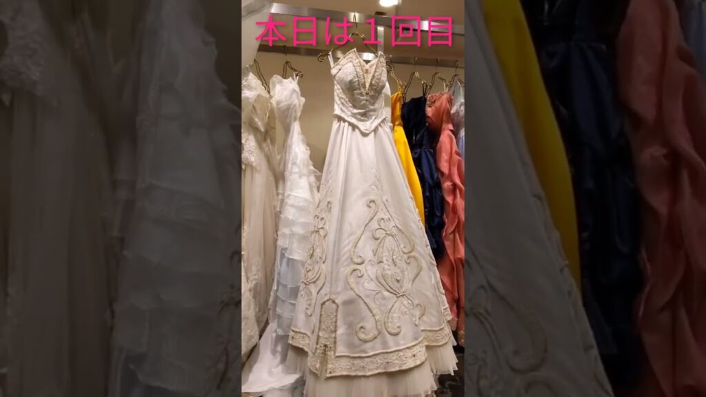#shorts　ディズニーウェディング　ドレス試着会👗　Disney Wedding Dress fitting party【気ままに大人ディズニー】