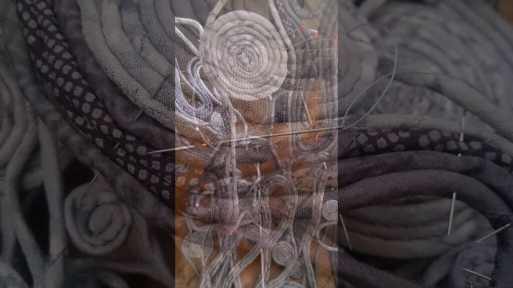 枯山水のループドレス製作工程