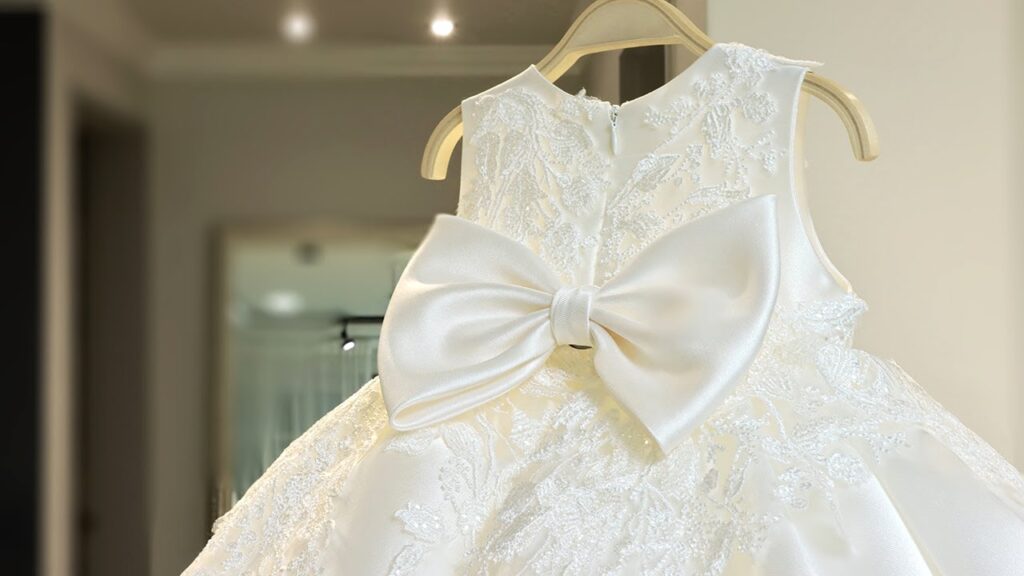 Bow Making Tutorial - 리본 만드는 방법, 돌 드레스 리본 만드는 방법 , 아기 드레스 리본 만들기, ドレスリボンの作り方,リボンの作り方