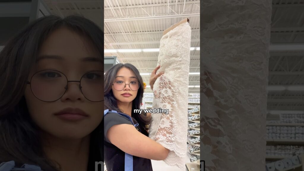 I tried making a wedding dress