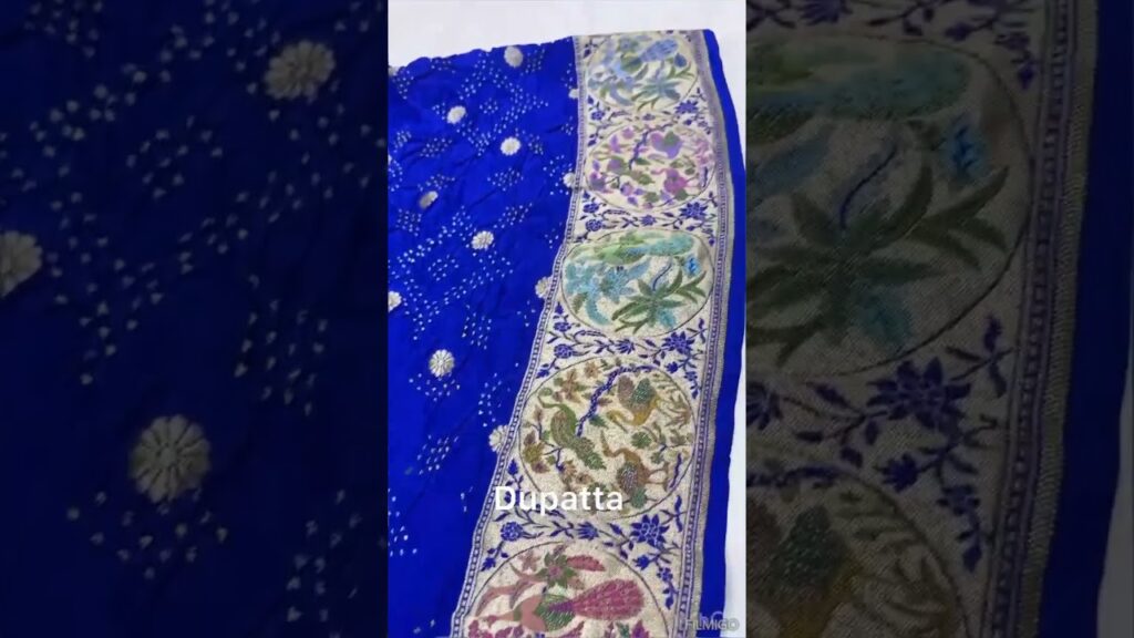 *Handloom Krishna Figure Weaving**Pure Khadi georgette Rai Bandhani Saree with Handloom Figure