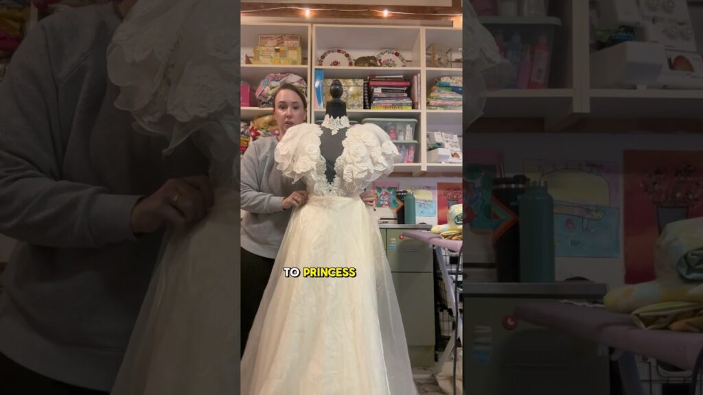 I found the coolest wedding dress! What would you do with this one!?