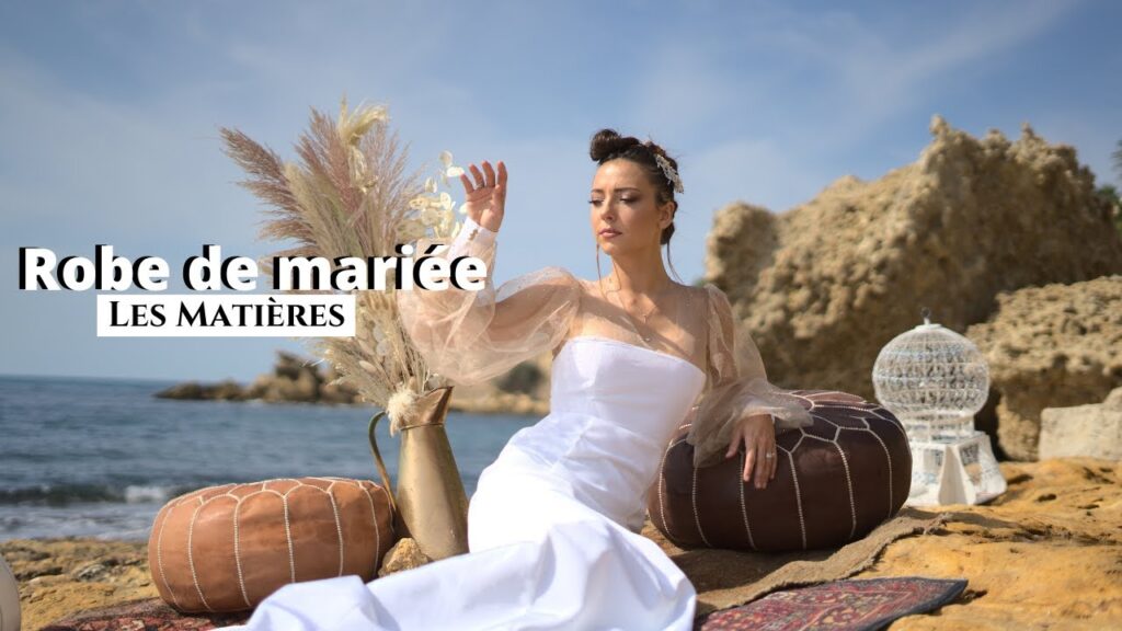 Les matières d'une robe de mariée
