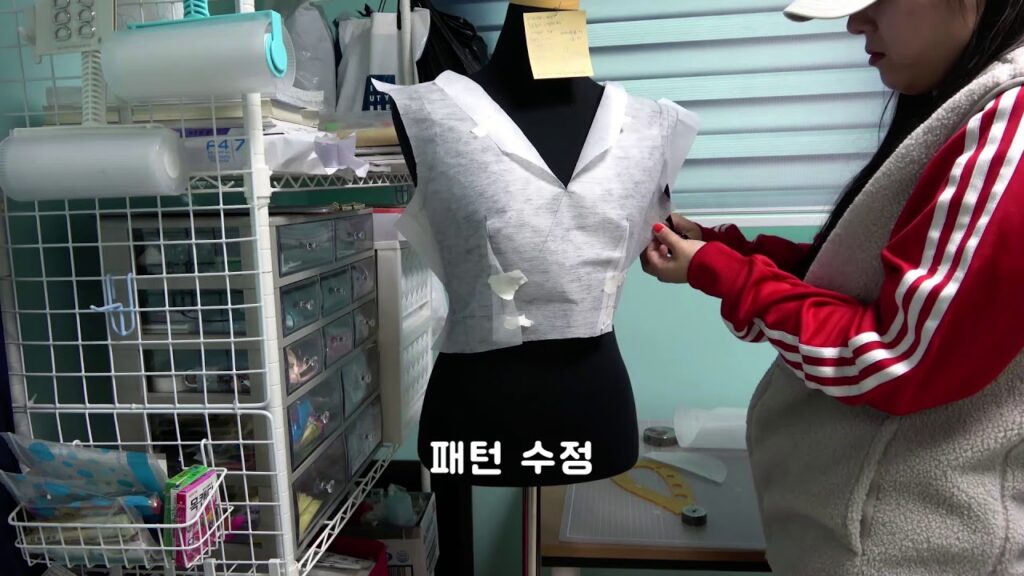 [DIY]셀프 웨딩드레스 만들기#패턴뜨기