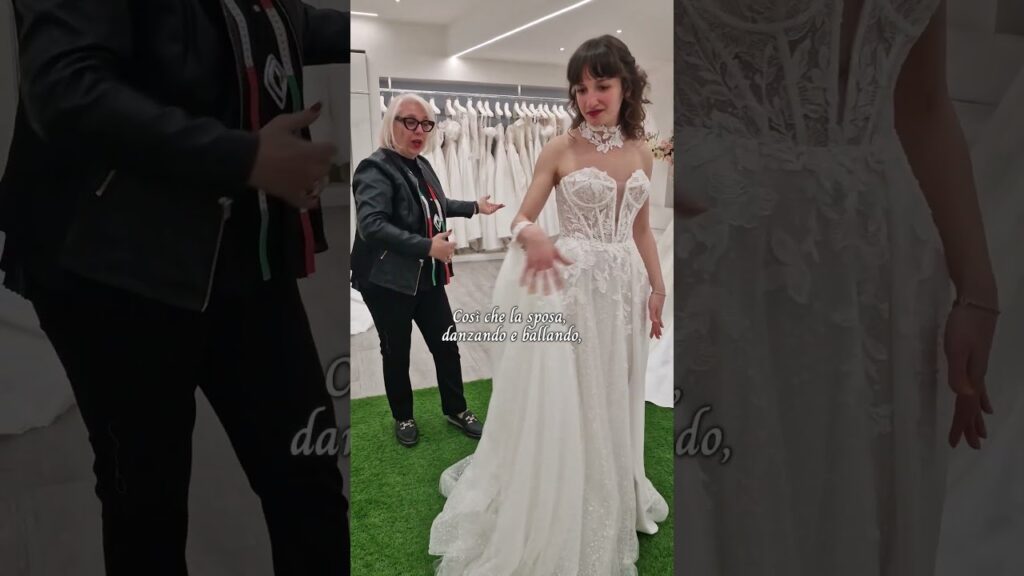 Come trasformare l'abito da sposa per ballare #abitodasposa