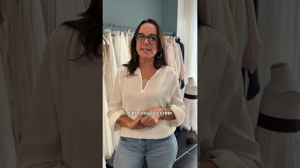 Comment fabriquer une robe de mariée ? 👰‍♀️ #robedemariage #mariage #robedemariee