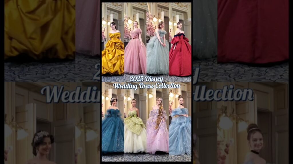 11th Disney Wedding Dress Collection︎🤍新作ドレス発表会😳✨見てるだけで幸せな気持ちに︎なったよ！みんなはどのドレスが着たい?! #weddingdress