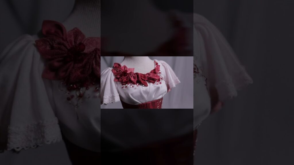 【このドレスのメイキングは概要から】「赤い蝋燭と人魚」BJD Doll Dresses　ドールドレス