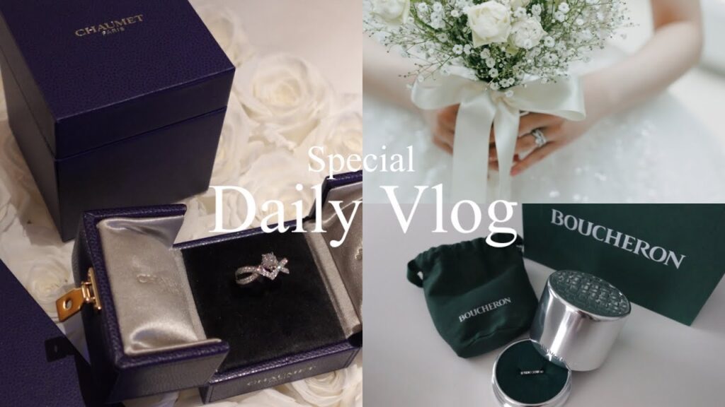 Vlog)結婚指輪と婚約指輪探し💍|ショーメ,ブシュロン購入の決め手と試着ツアー❤︎|一生物ジュエリー|カルティエ,ヴァンクリ,シャネル,グラフ,ティファニーetc...