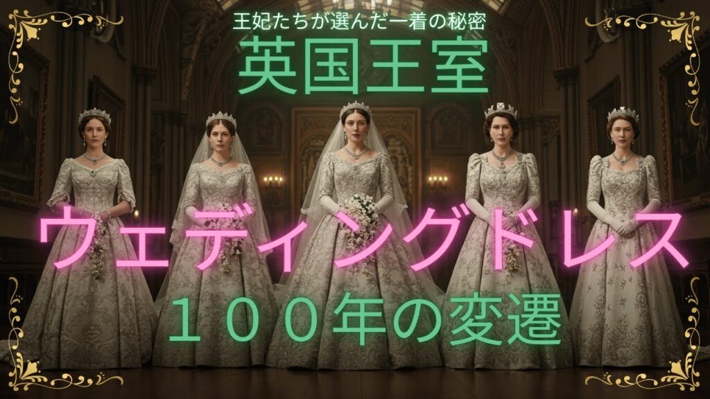 英国王室のウェディングドレス物語：歴史を彩った100年のロイヤルウェディング