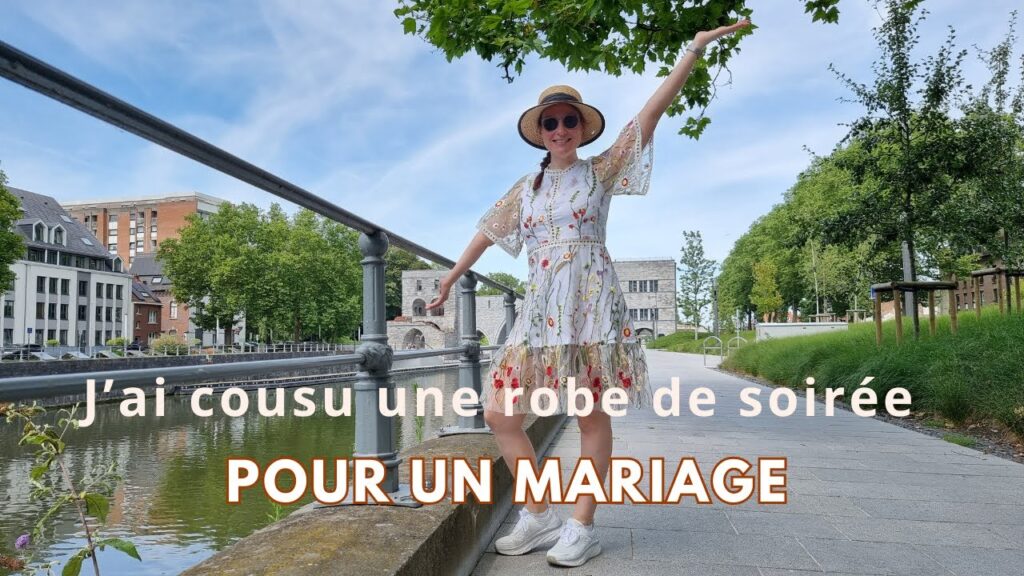 Comment coudre une Robe de Soirée Élégante pour un Mariage | VLOG