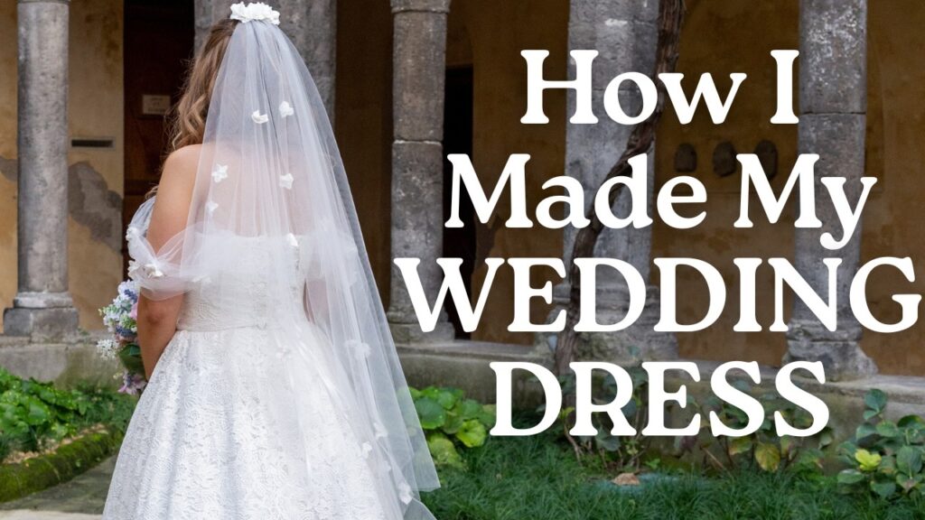 Sewing my own wedding dress in under 12 weeks!! The journey of a DIY Bride 🤍