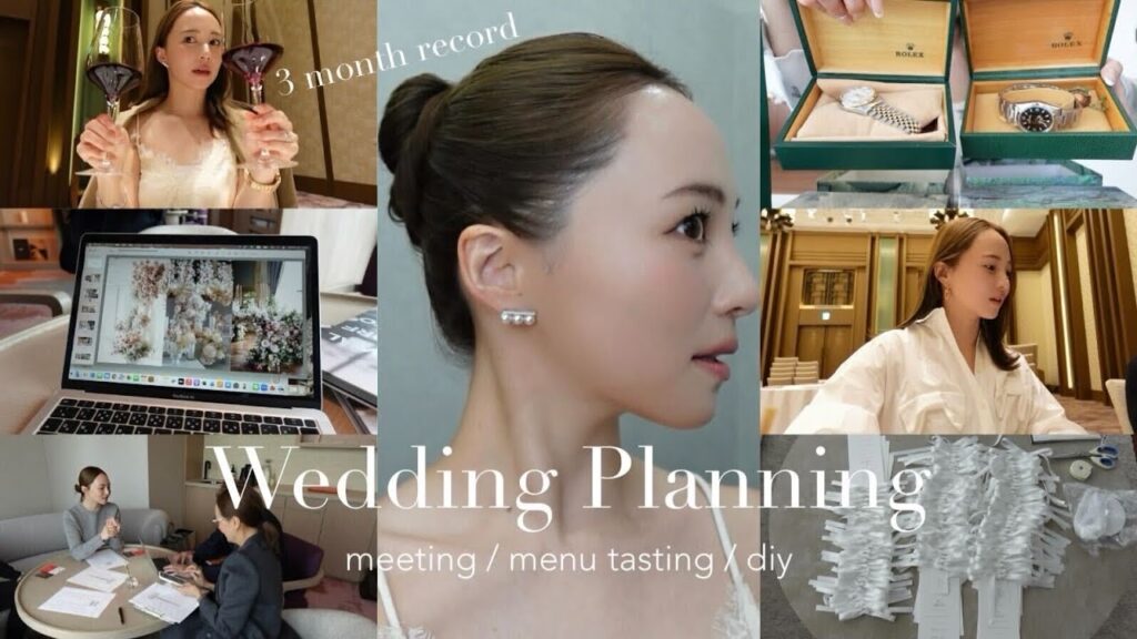 【完全版】結婚式準備3ヶ月前〜前日までの準備・スケジュールを公開💒🩷DIY/式場選び/打ち合わせ/引き出物/試食会/お花選び