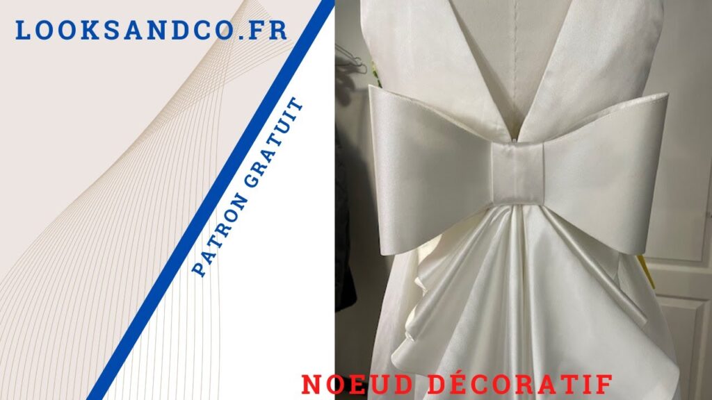 Nœud décoratif pour la robe de mariée